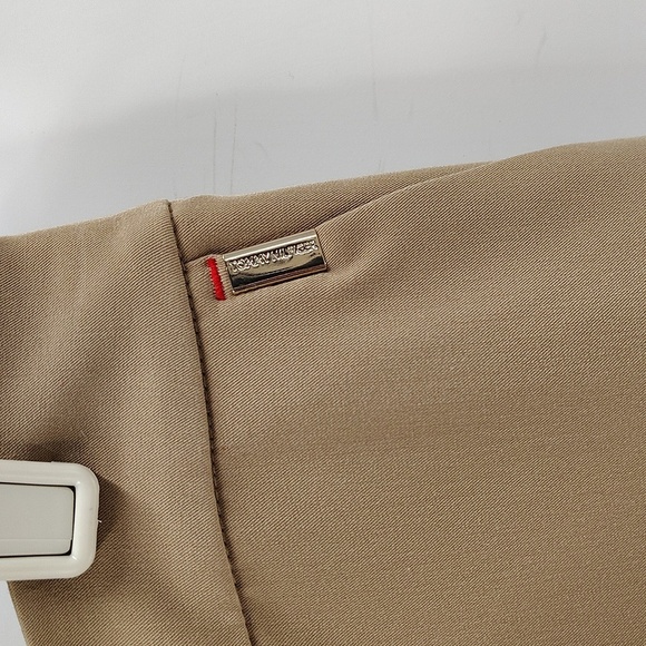 Tommy Hilfiger Tan Dress Pants Size 14 Elastic Back Waist Stretch Crop Ankle - Picture 7 of 10